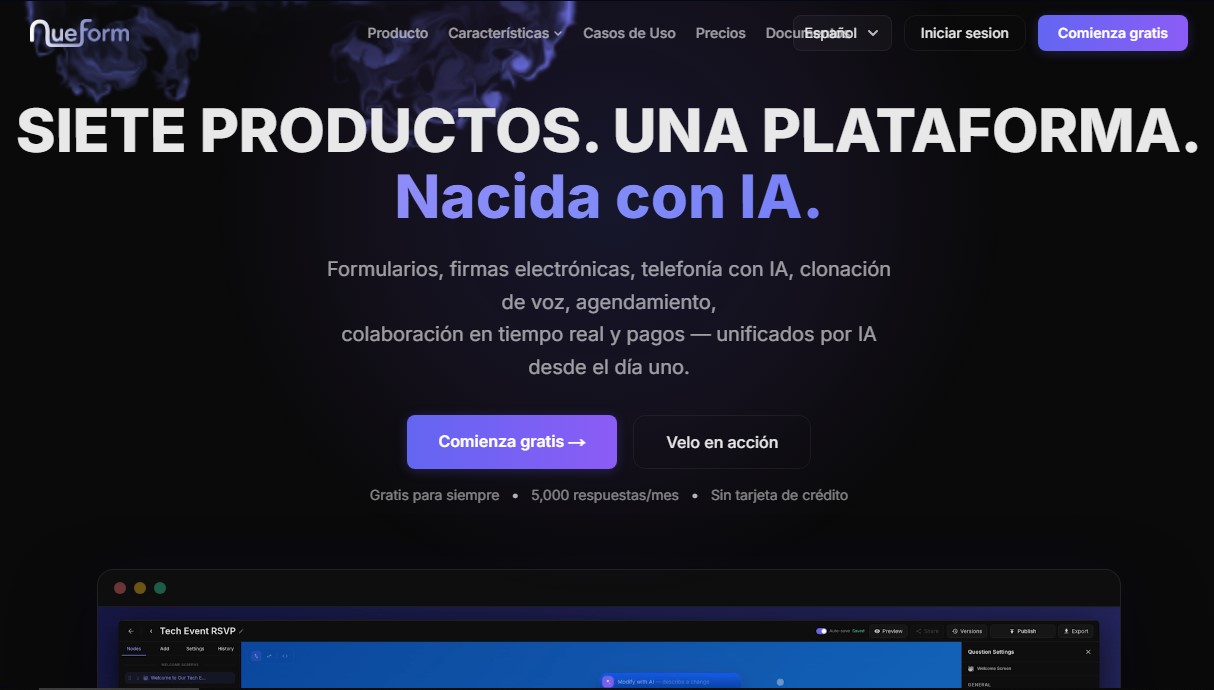 NueForm screenshot 1