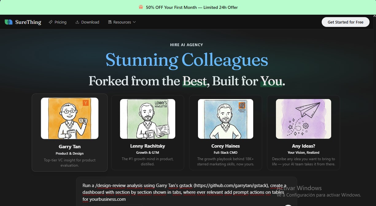 SureThing.io screenshot 1