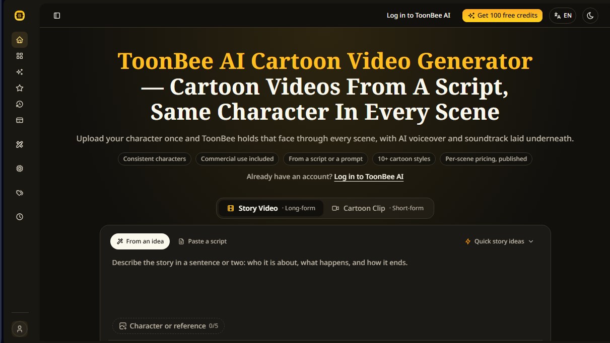 ToonBee AI screenshot 1