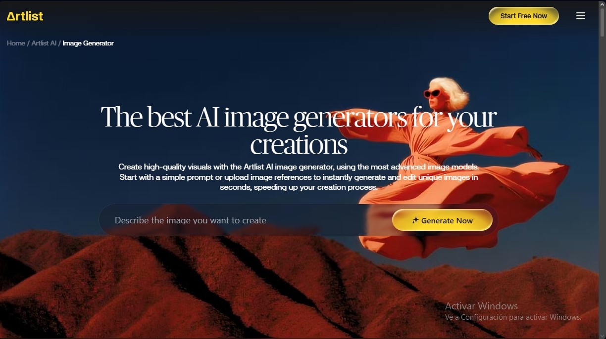 Artlist screenshot 1