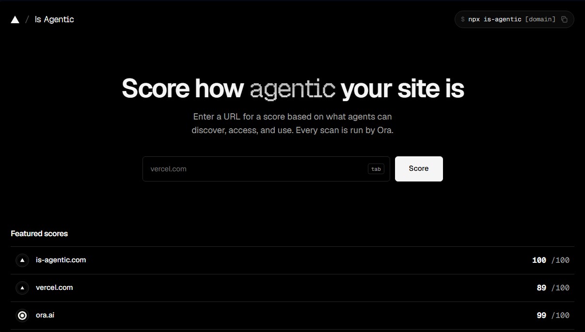 Is Agentic by Vercel screenshot 1