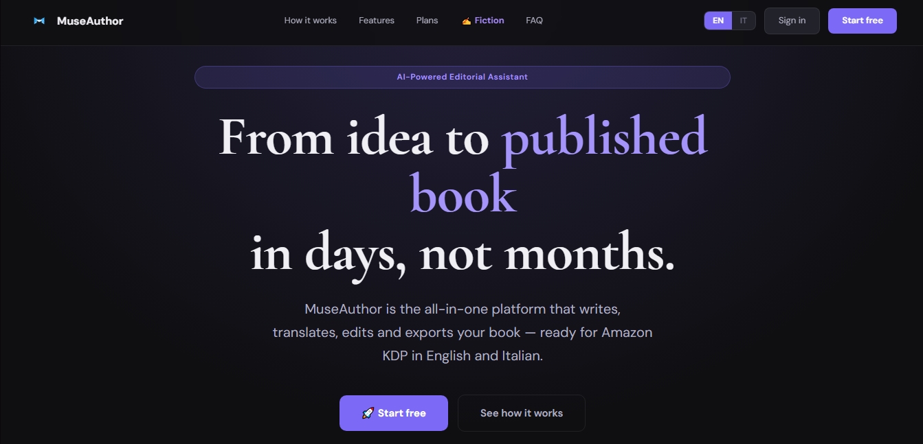 MuseAuthor screenshot 1