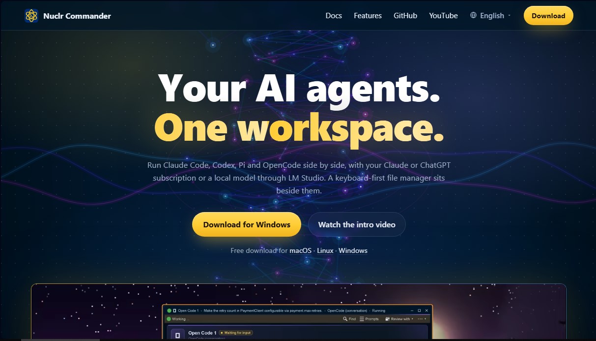 Nuclr Commander screenshot 1
