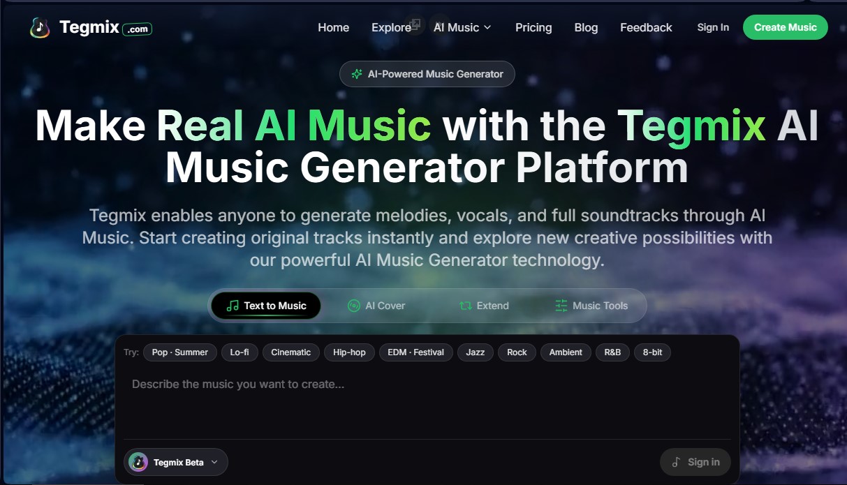 Tegmix screenshot 1
