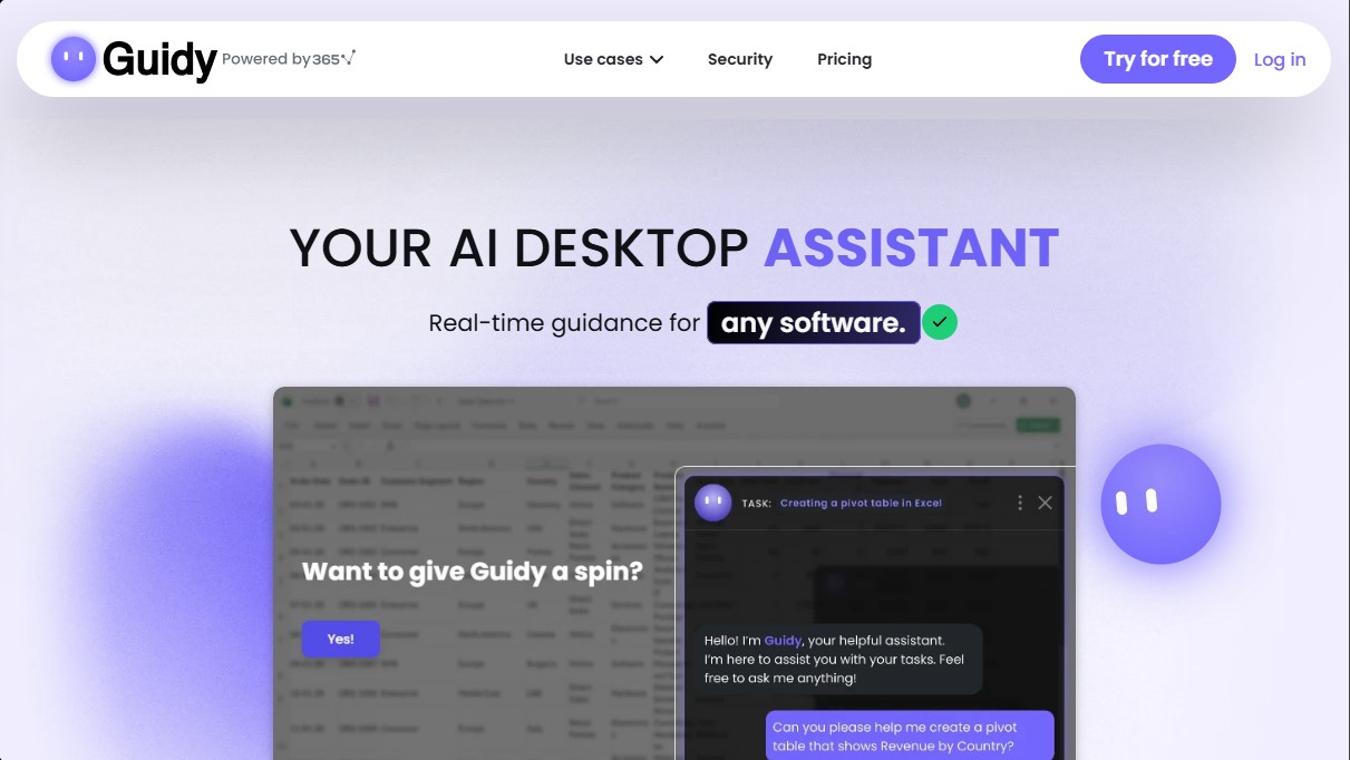 Guidy screenshot 1