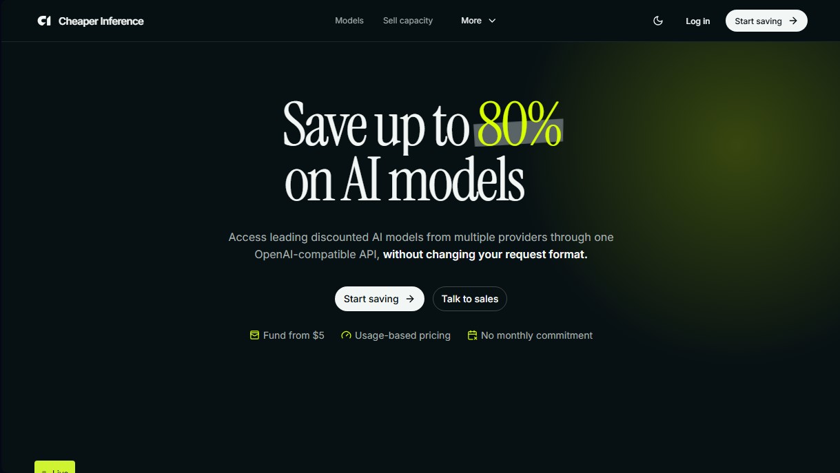 Cheaper Inference screenshot 1
