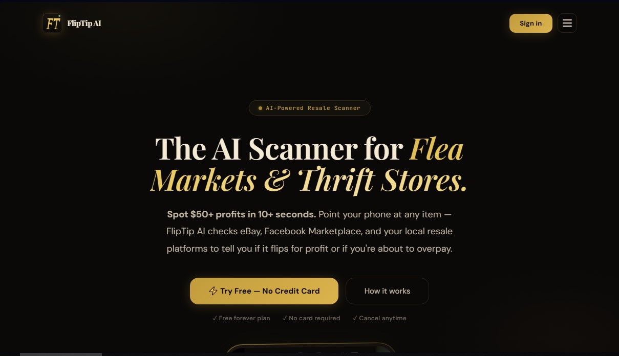 FlipTip AI screenshot 1
