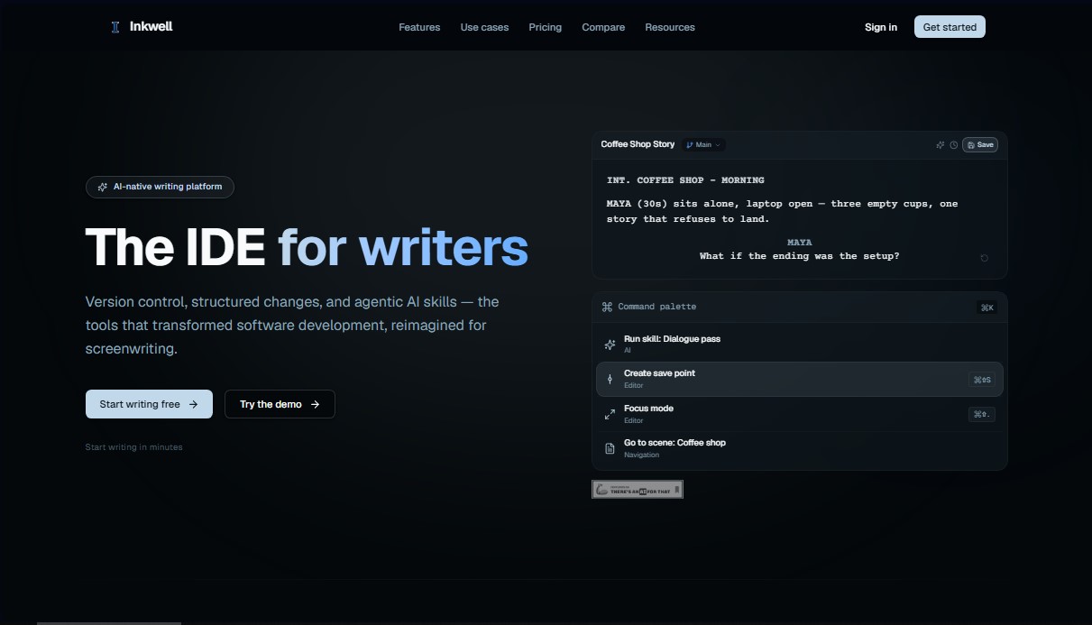 Inkwell screenshot 1