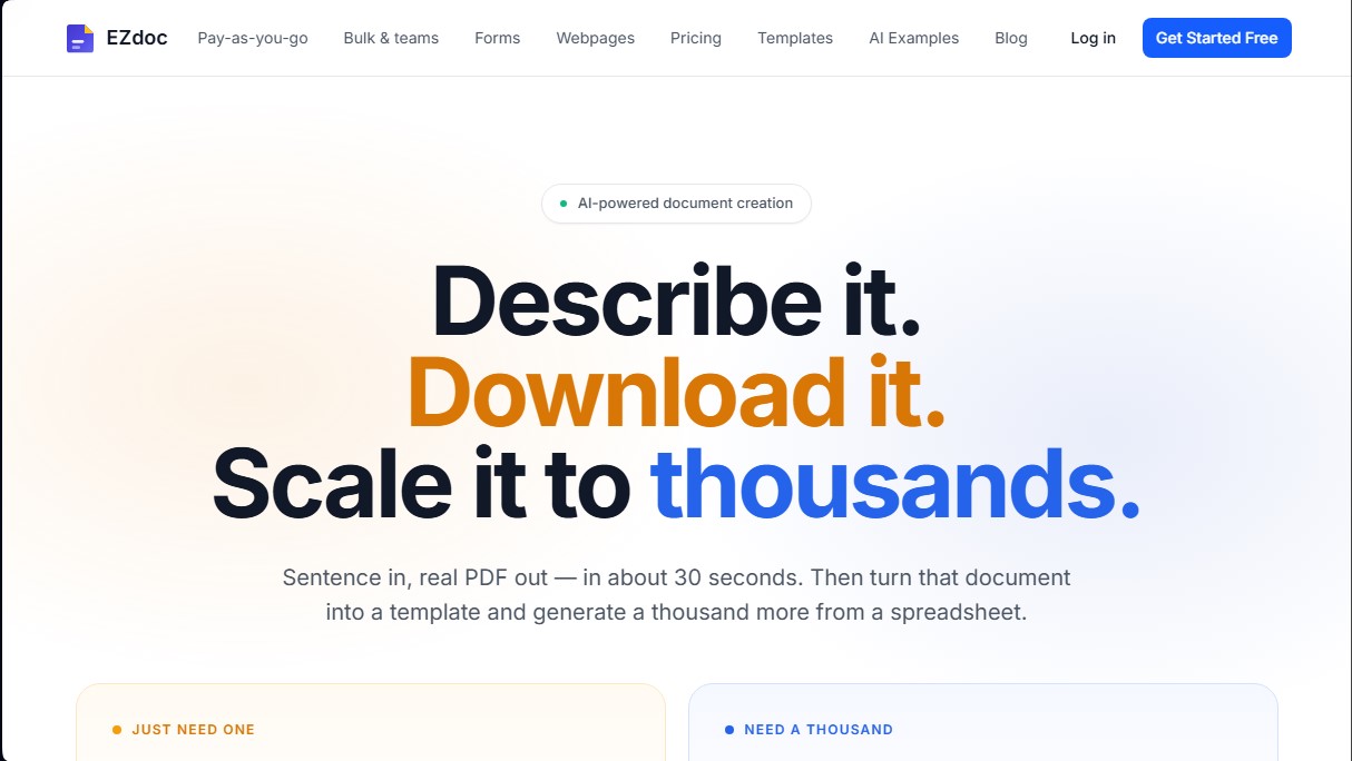 EZdoc screenshot 1