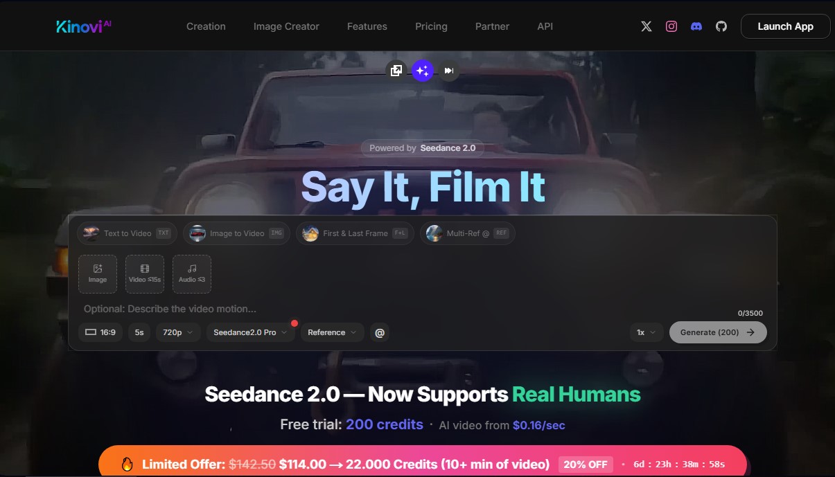 Kinovi screenshot 1