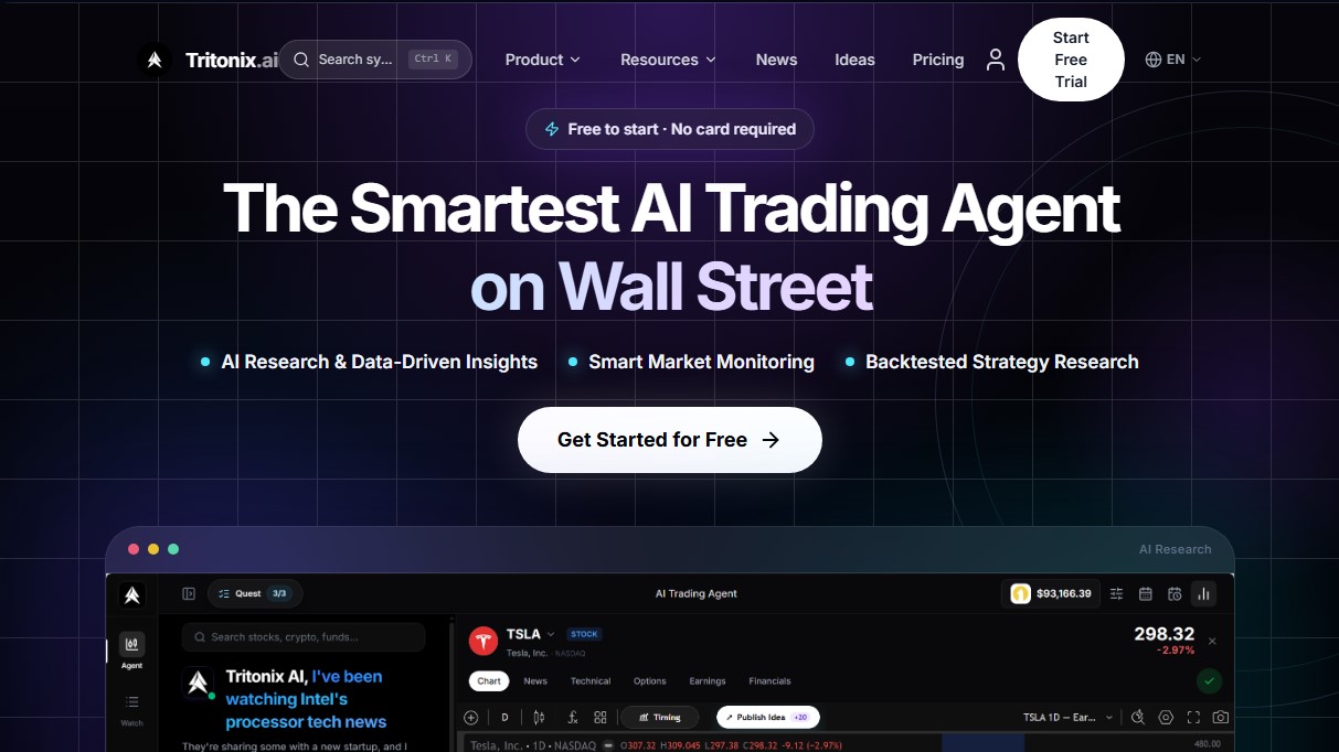 Tritonix.ai screenshot 1