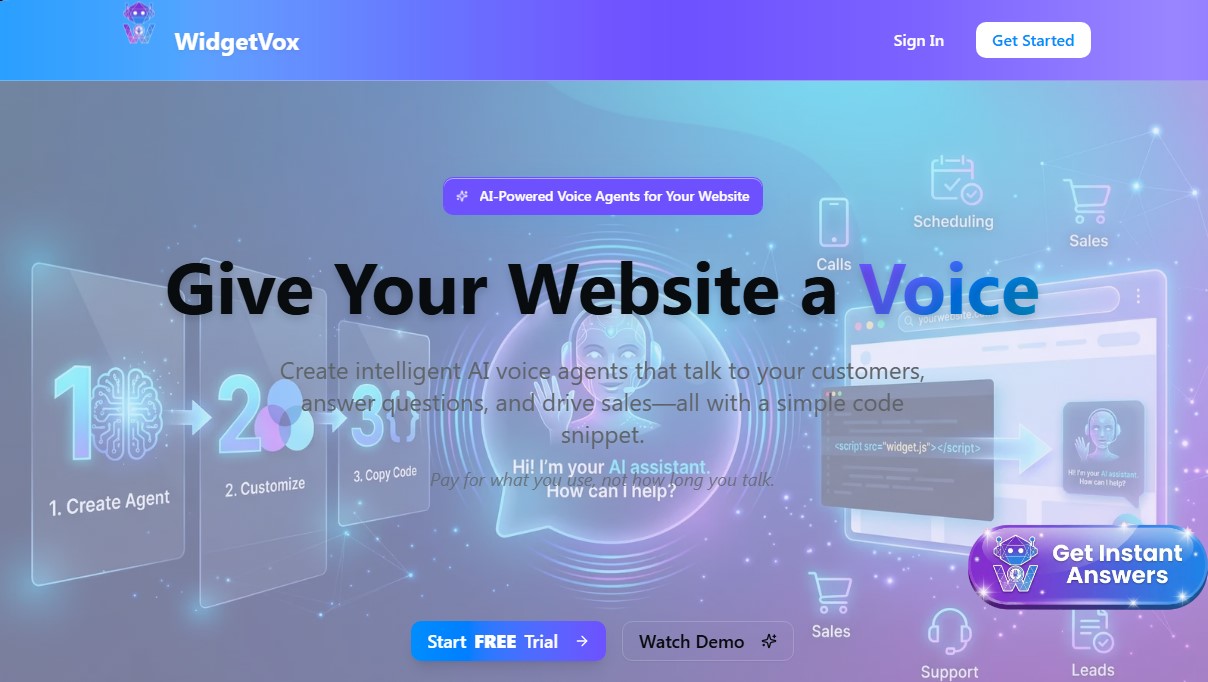 WidgetVox screenshot 1