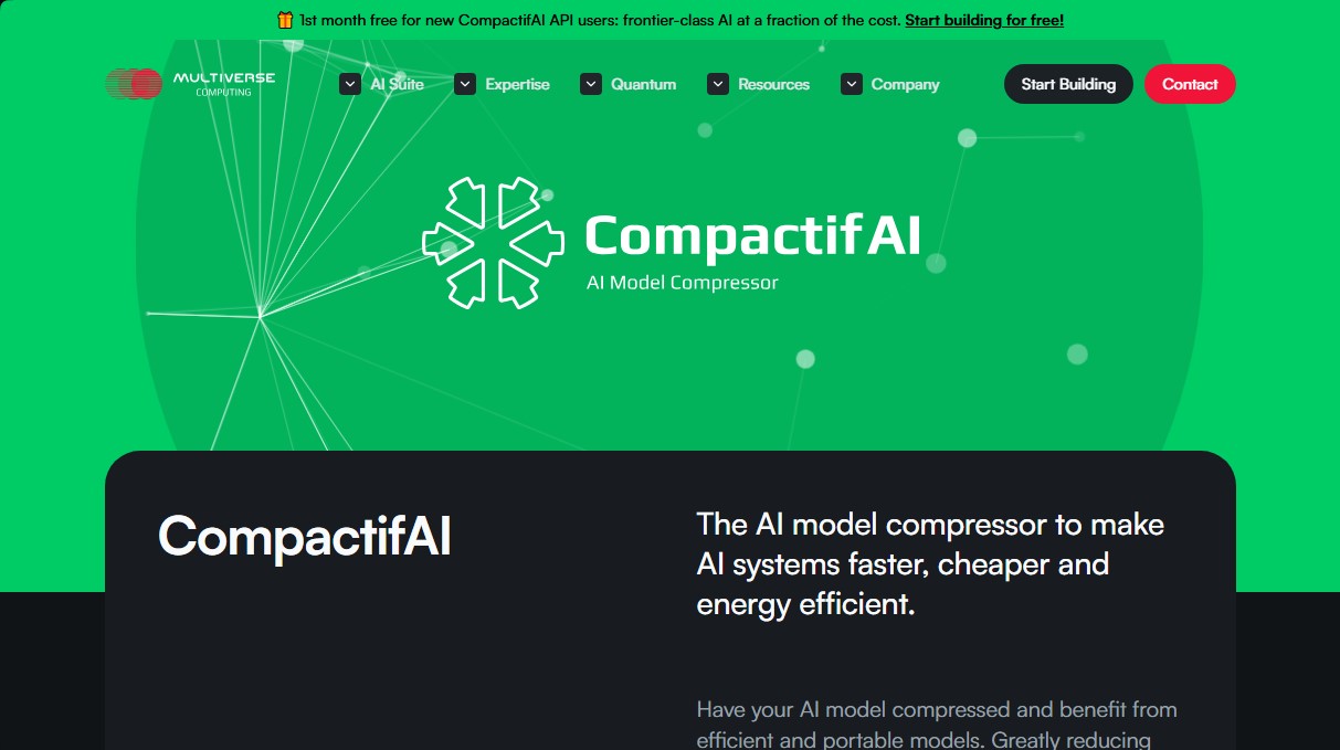 CompactifAI by Multiverse Computing screenshot 1