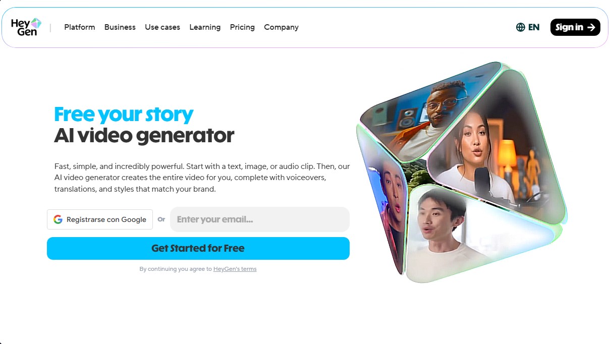 HeyGen screenshot 1