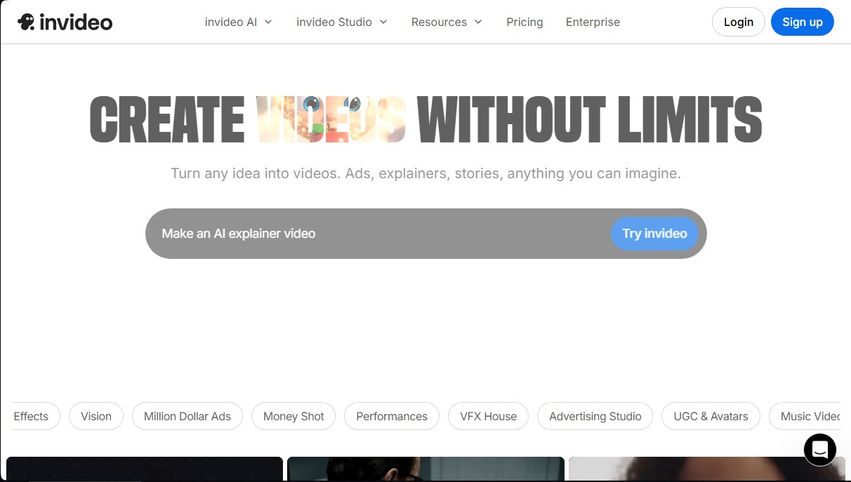 Invideo AI screenshot 1