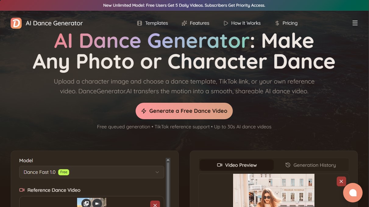 AI Dance Generator.ai screenshot 1