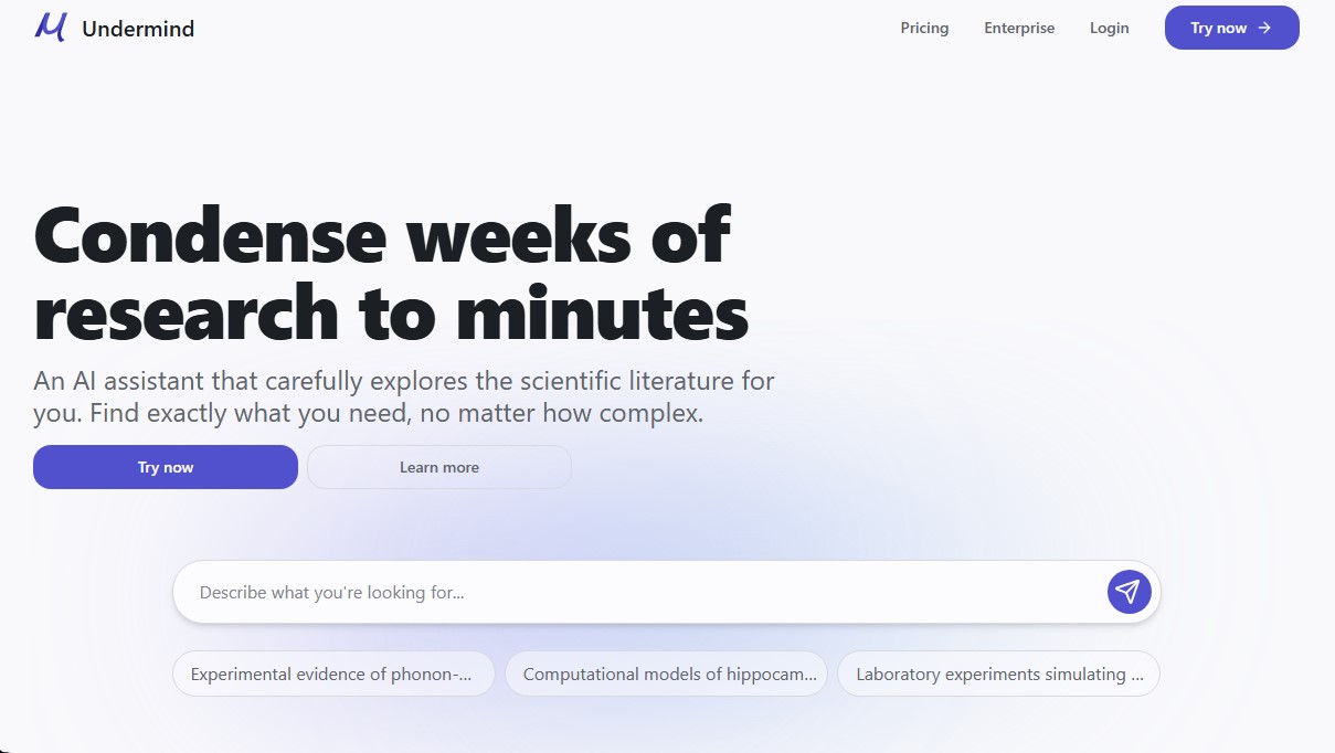 Undermind screenshot 1