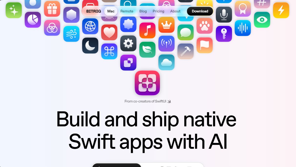 Bitrig screenshot 1