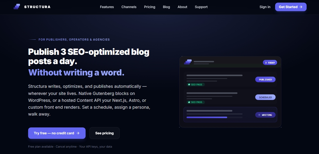 Structura screenshot 1