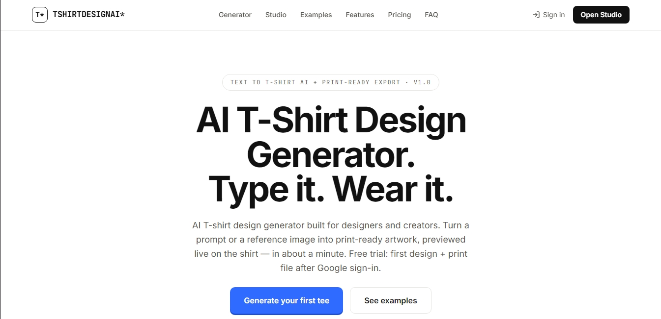 T-Shirt Design AI screenshot 1