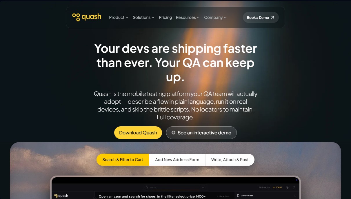 Quash screenshot 1
