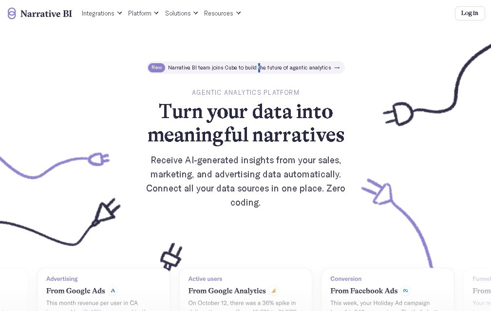 Narrative BI screenshot 1
