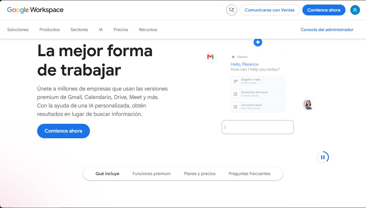 Google Workspace screenshot 1