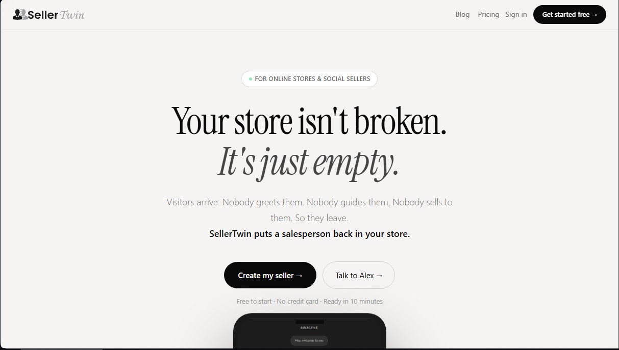 SellerTwin screenshot 1