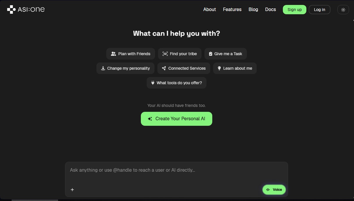 ASI One screenshot 1