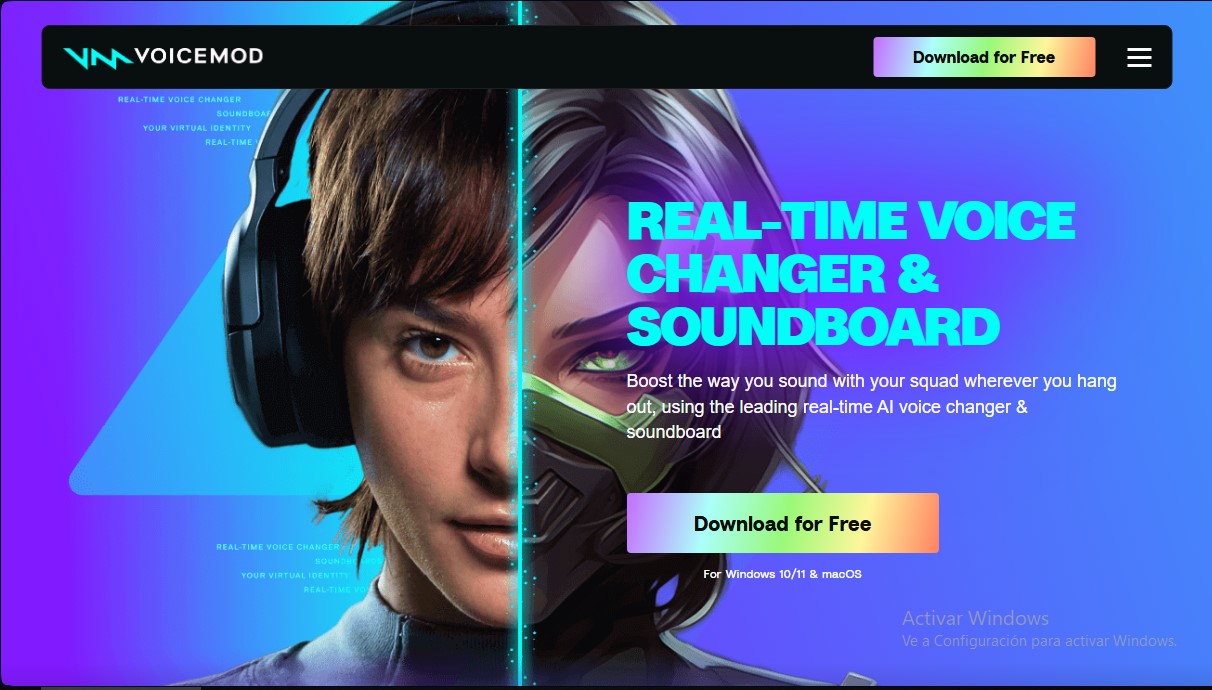 Voicemod screenshot 1