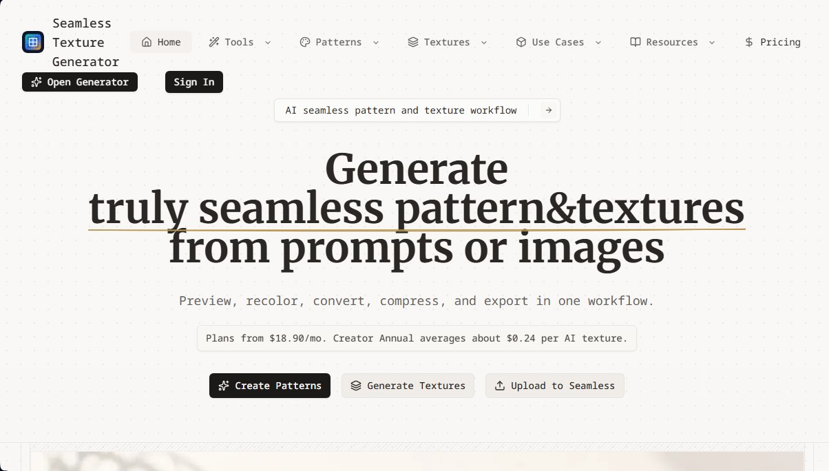 SeamlessCanvas screenshot 1