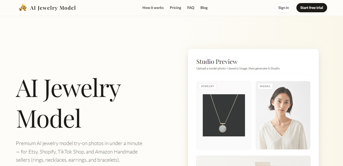 AI Jewelry Model screenshot 1
