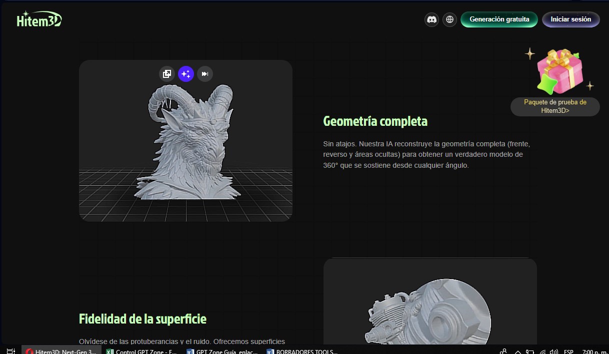 Hitem3D screenshot 1