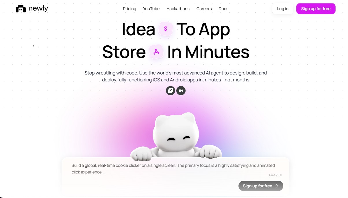 Newly AI screenshot 1