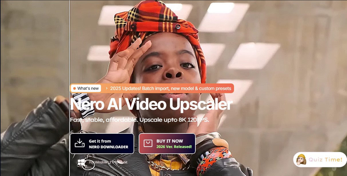 Nero AI Video Upscaler screenshot 1