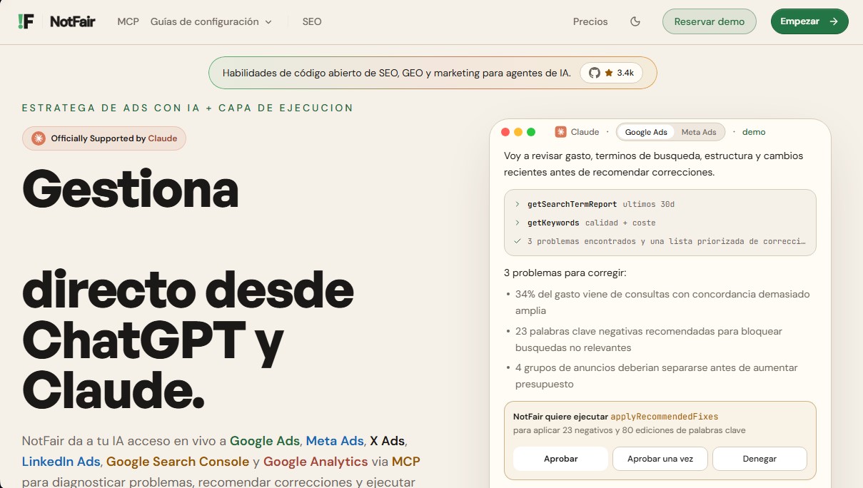 NotFair MCP screenshot 1