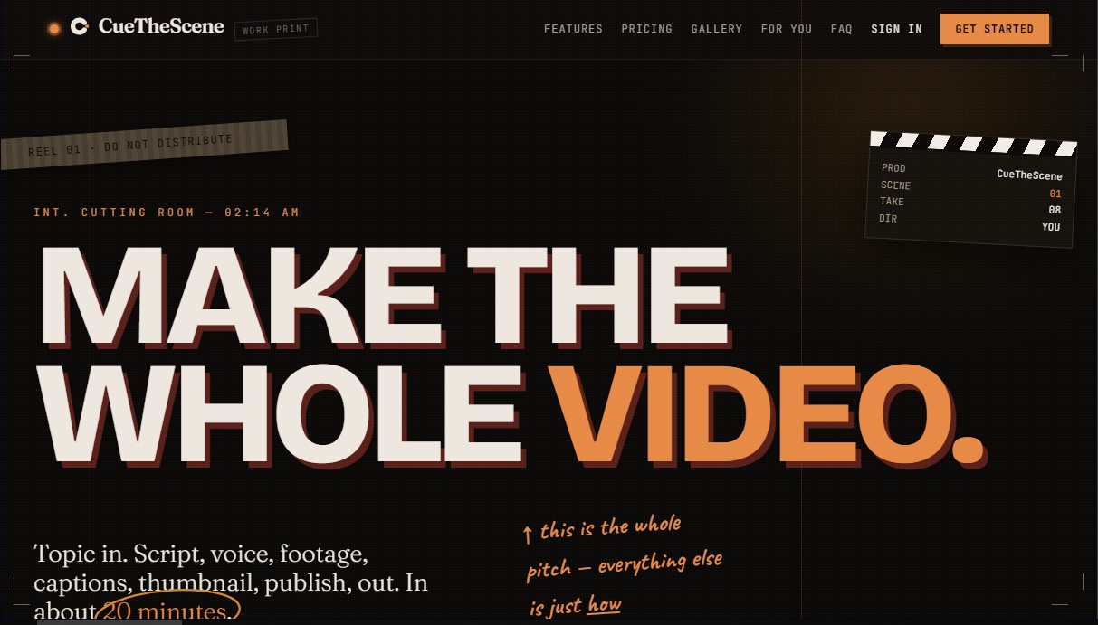 CueTheScene screenshot 1