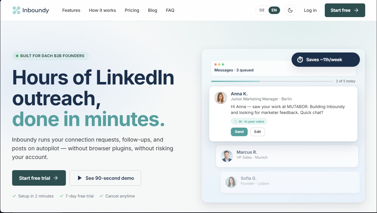 Inboundy screenshot 1