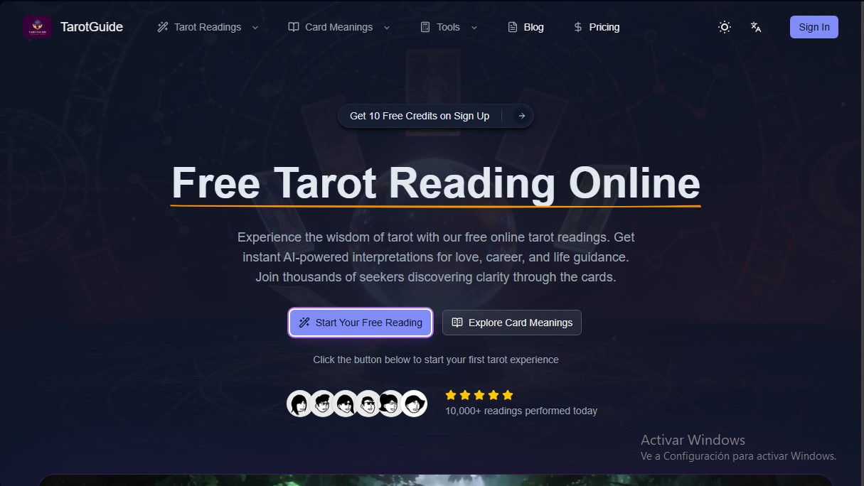 TarotGuide screenshot 1