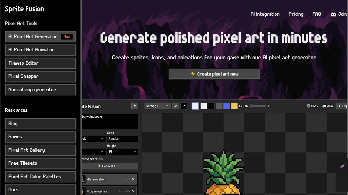 Sprite Fusion screenshot 1