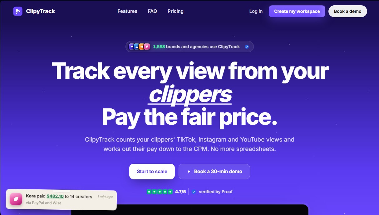 ClipyTrack screenshot 1