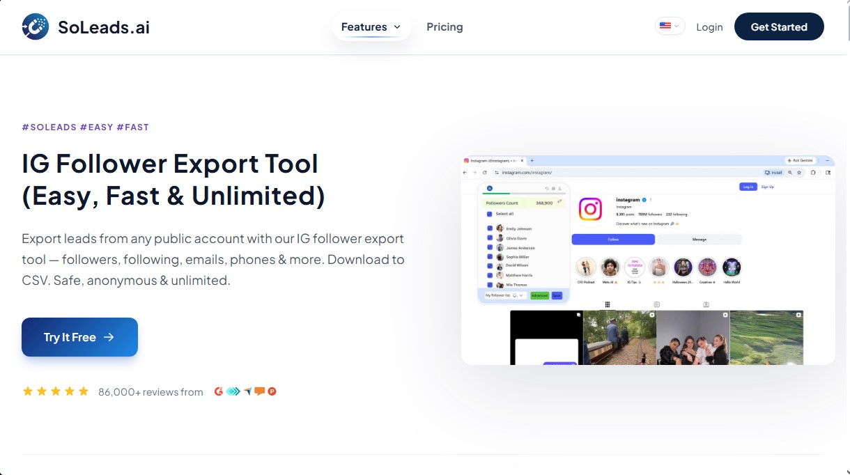 IG Follower Export screenshot 1