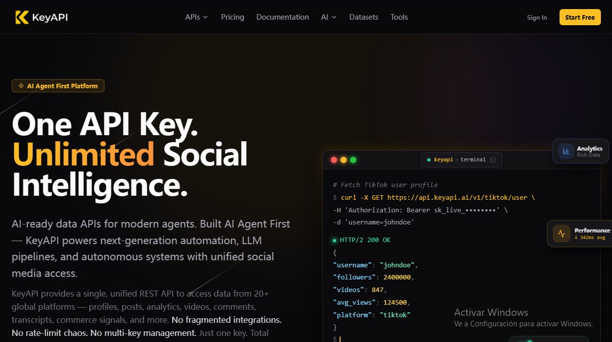 KeyAPI screenshot 1