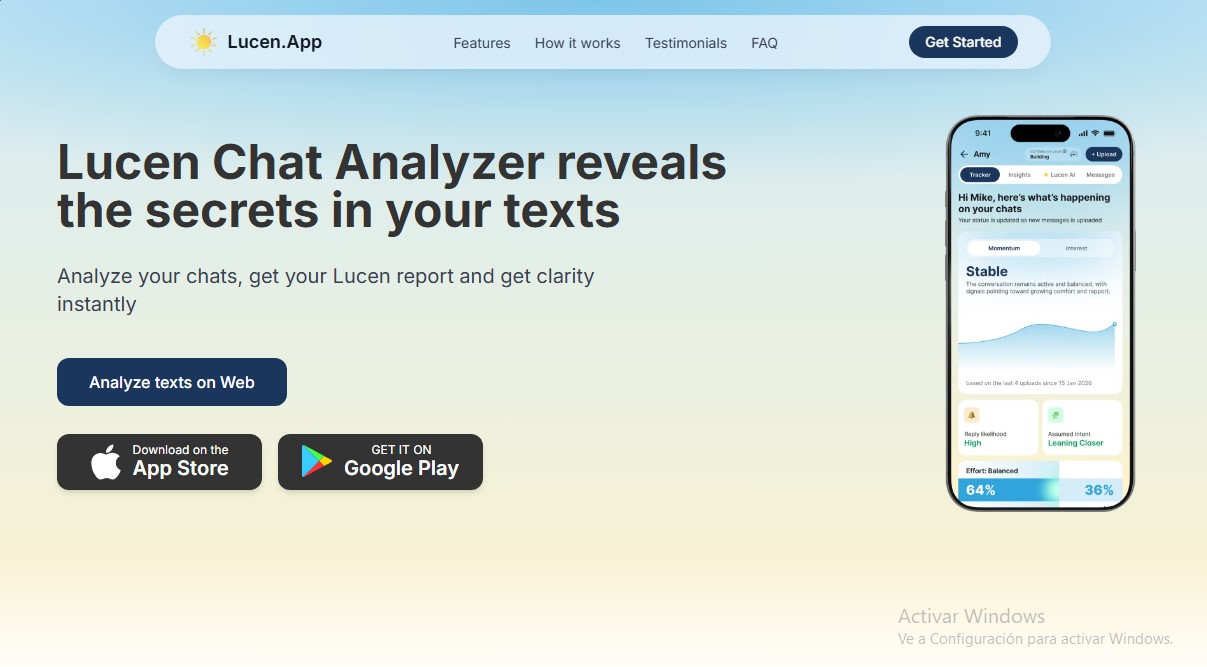Lucen.app screenshot 1