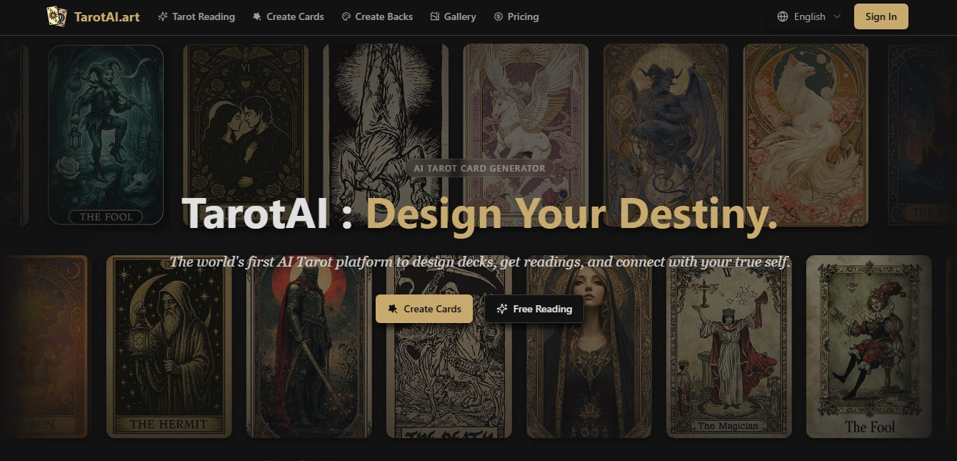 TarotAI screenshot 1