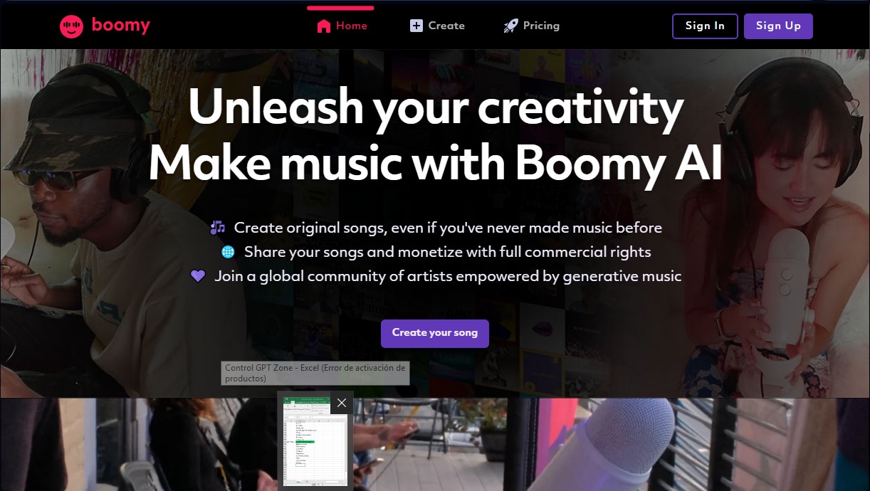 Boomy screenshot 1