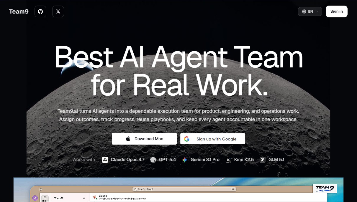 Team9 screenshot 1