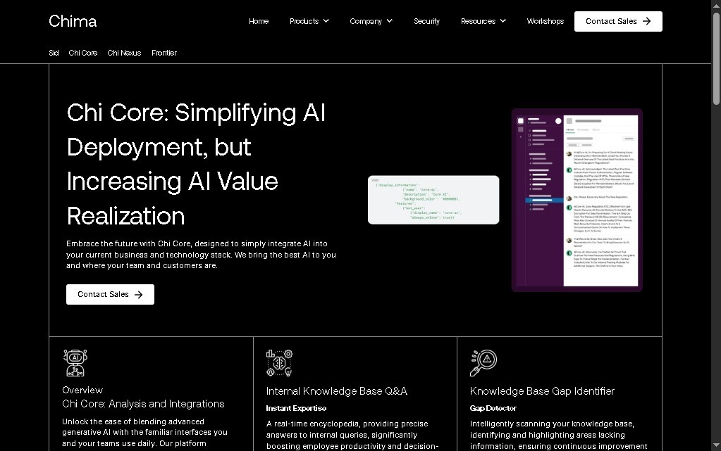 Chi Core screenshot 1