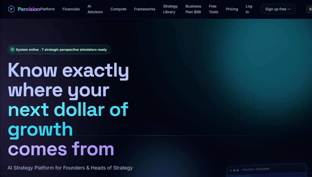 Percision screenshot 1