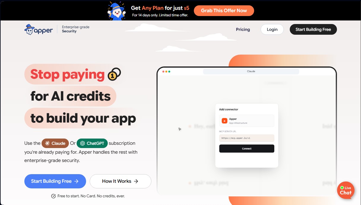 Apper-App & Website Builder screenshot 1